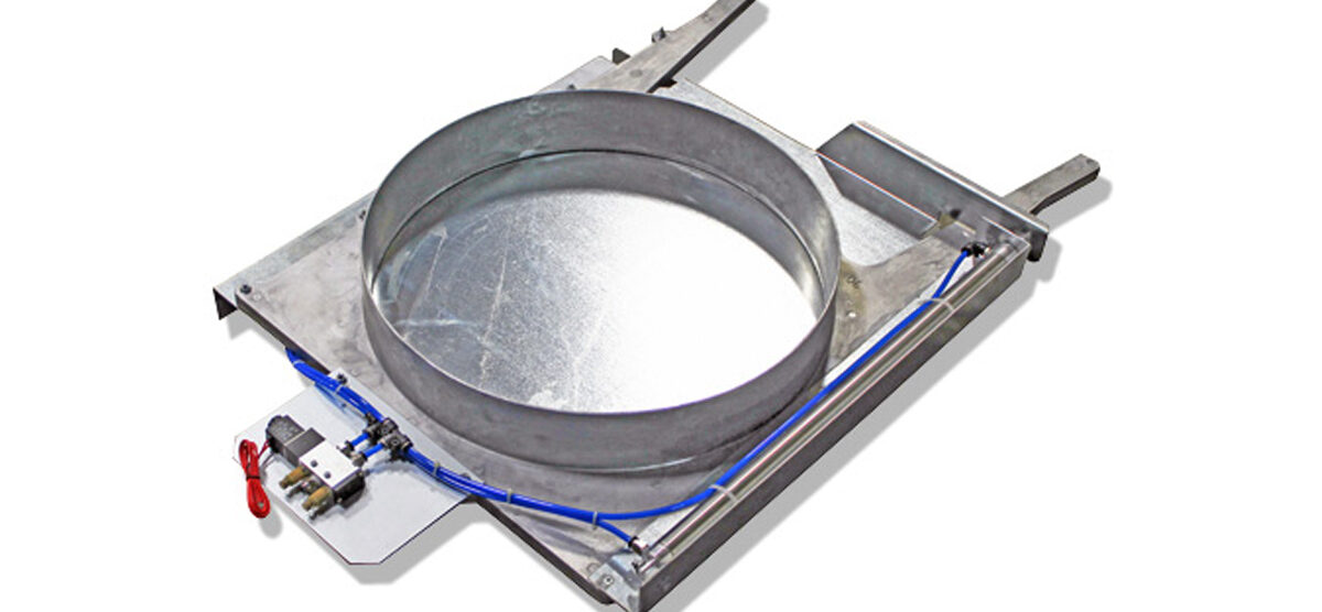 Pneumatic Cast Aluminum Blast Gates