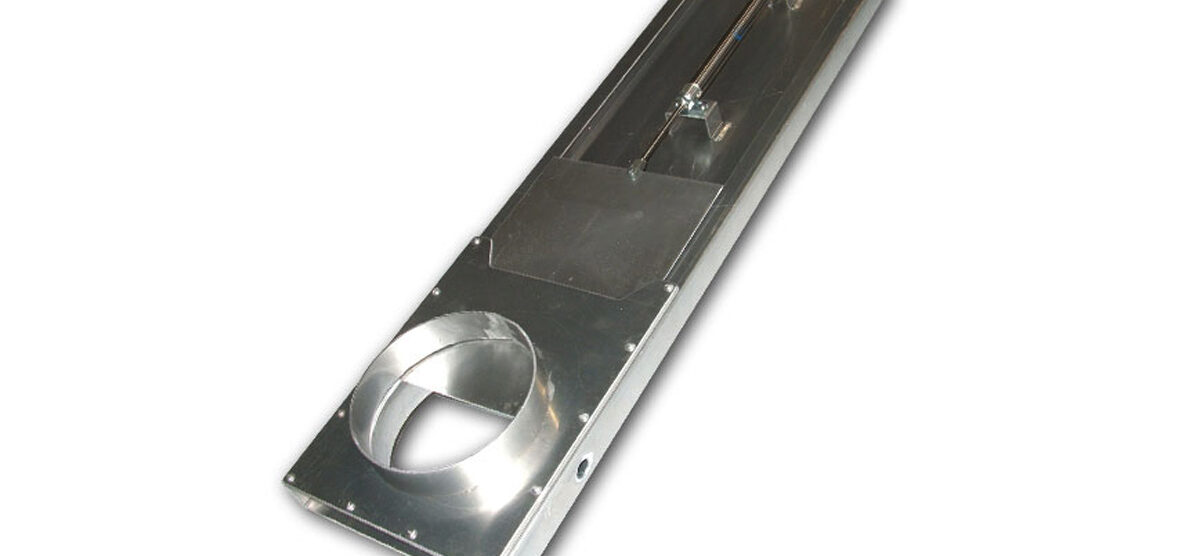 Pneumatic All Galvanized Cast Aluminum Blast Gates
