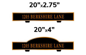 Address Plaques