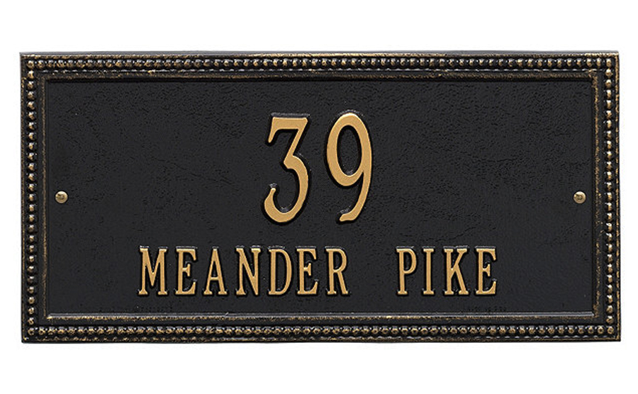 Address Plaques