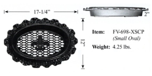 Decorative Cast Aluminum Foundation Vents