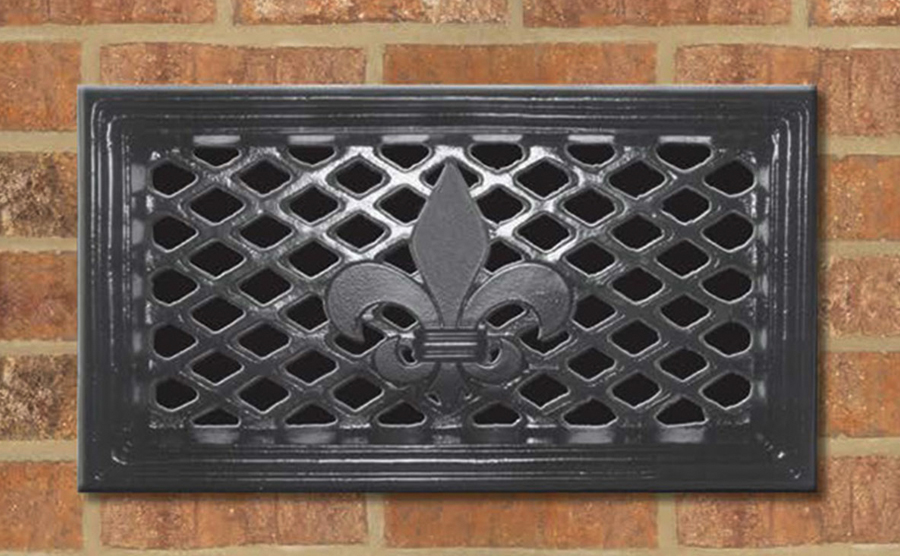 Decorative Cast Aluminum Foundation Vents