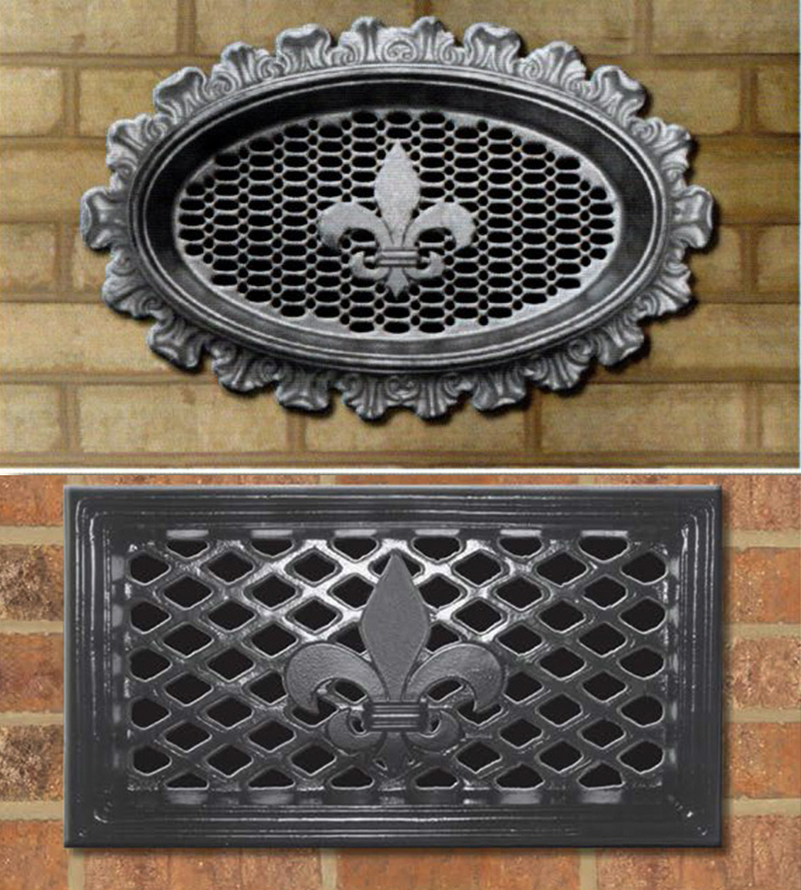 Decorative Cast Aluminum Foundation Vents