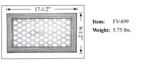 Cast Aluminum Foundation Vents