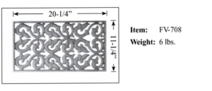 Cast Aluminum Foundation Vents