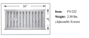 Cast Aluminum Foundation Vents