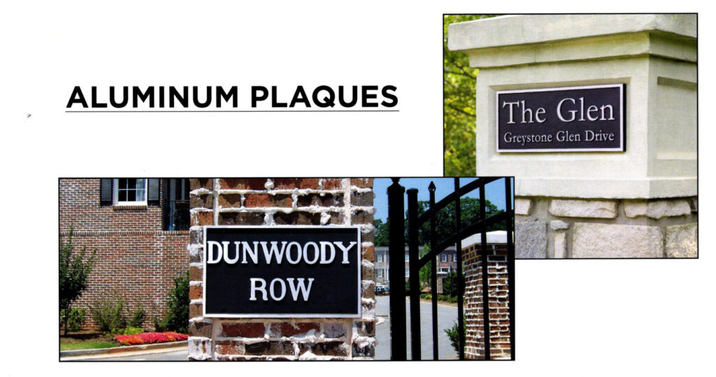 Address Plaques